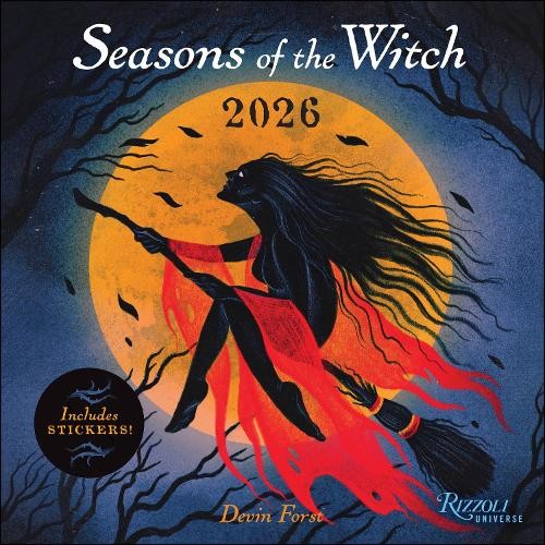 Seasons of the Witch 2026 Wall Calendar (Includes Stickers) (PRESALE 16/09/2025)