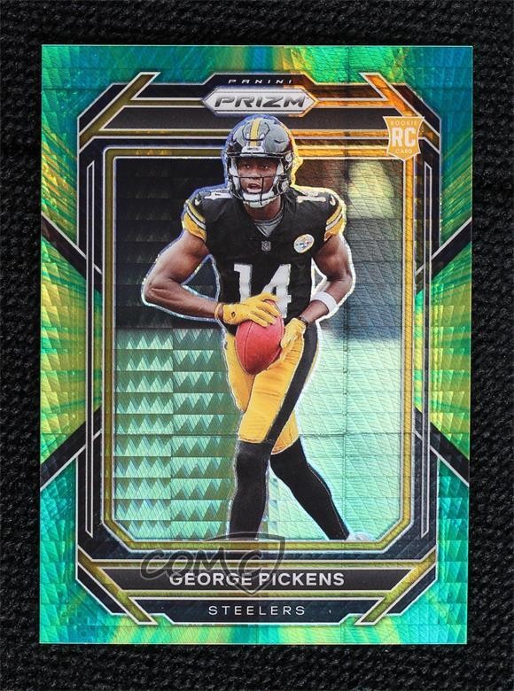 2022 Panini Prizm Rookies Hyper Prizm 175/175 George Pickens #329 Rookie RC