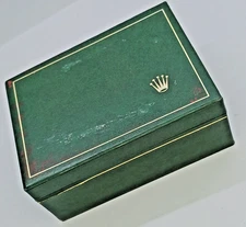 VNTG GENUINE ROLEX CASE-BOX 06.00.06 WOOD- LEATHER SWITZERLAND
