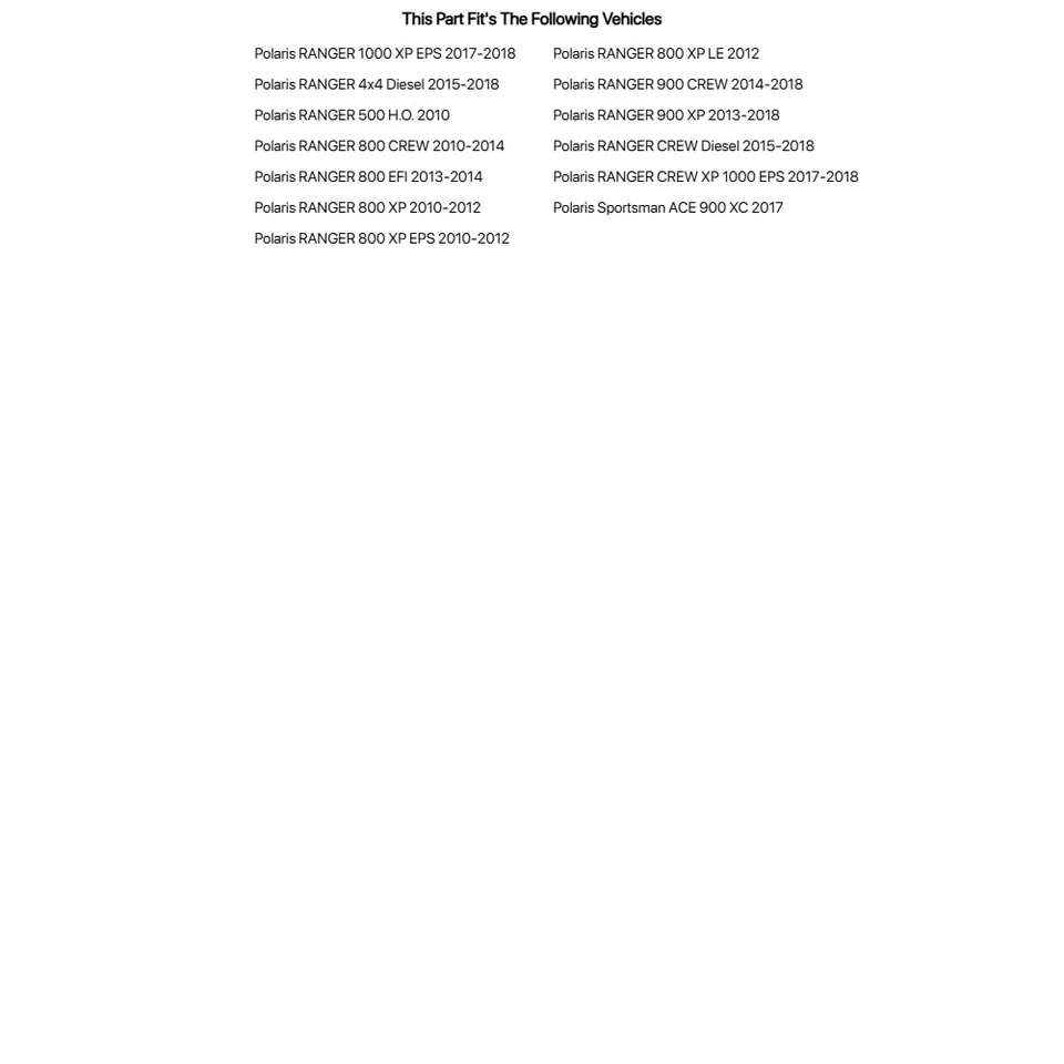 Tusk Gladiator Xtreme Duty CV Axle Rear (Pair) For Polaris RANGER 800 XP Foto 2 de 4