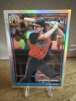#ad 2026 Topps Chrome Kyle Teel #91CB 29 1991 Topps Refractor RC $1.75