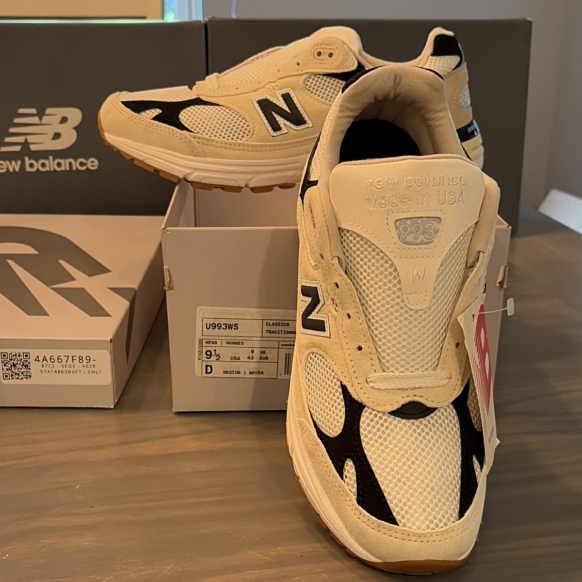 激安買取 相場 ニューバランス 993 sea salt 27.5cm