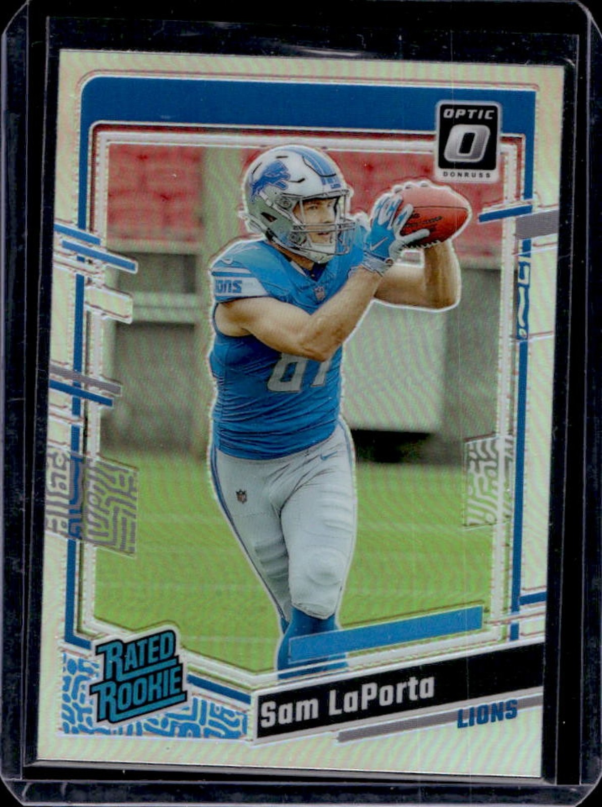2023 Panini Donruss Optic Sam LaPorta Holo Prizm RC Rated Rookie #237 Lions