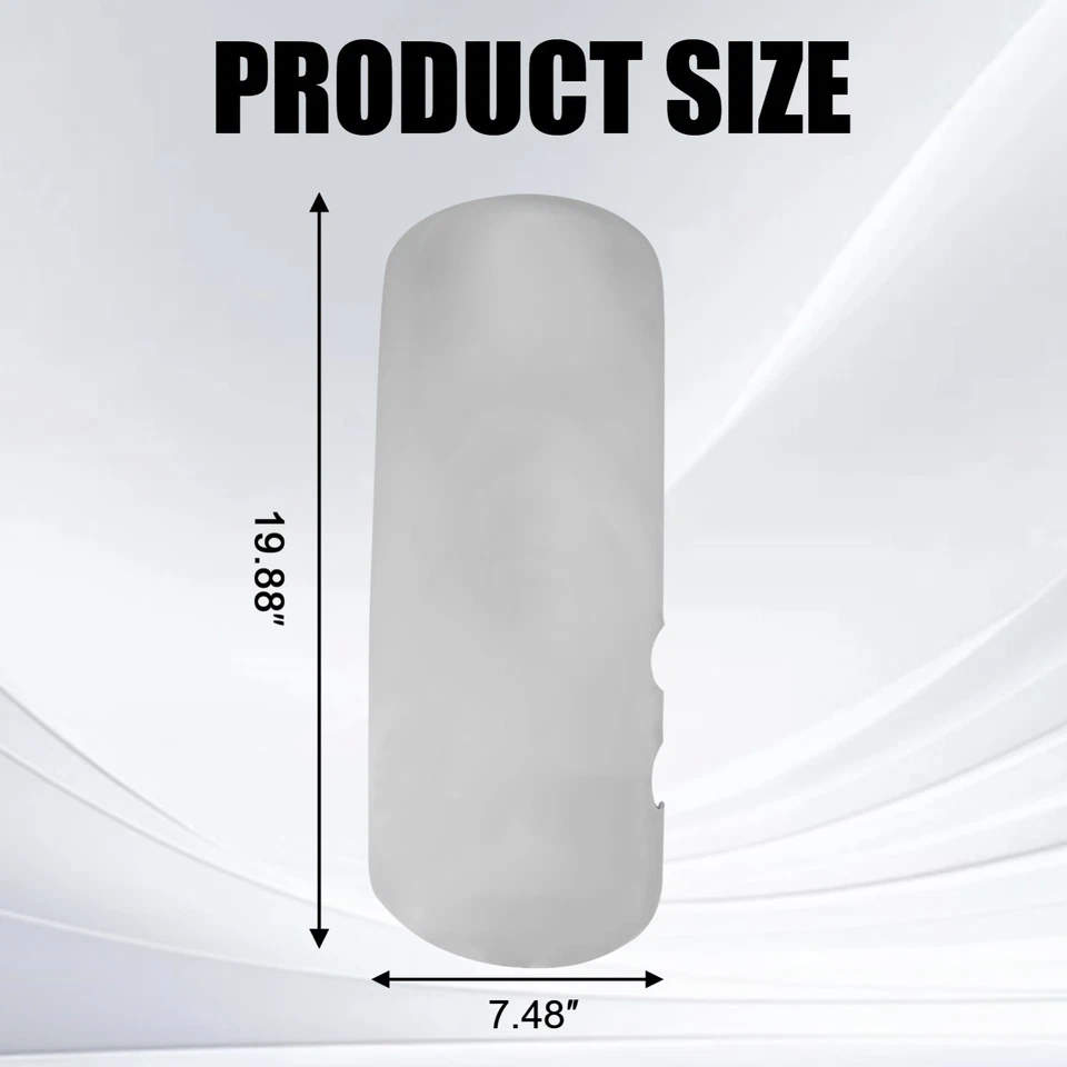 Par de cubiertas de espejo cromadas izquierda y derecha para camioneta Kenworth T680 T880 W990 13-2020 Foto 2 de 4