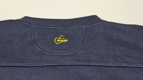 Vintage Michigan Wolverines Sweatshirt Herren XL. Midwest Stickerei Ellenbogen Patch - Bild 8 von 8