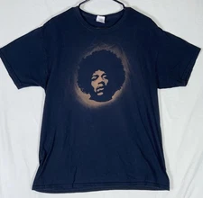 Jimi Hendrix Purple Haze Green Sz L T-Shirt Rock And Roll Hall Of Fame Museum