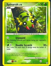 Spinarak 103/123 Common Mysterious Treasures Pokemon Lightly Played