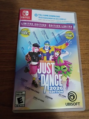 Just Dance 2026 Edition Nintendo Switch ONLY Case *No Game*
