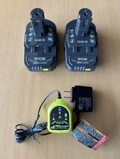 Ryobi ONE 18V Lithium-Ion 2- 1.5 Ah Batteries and Charger Starter Kit