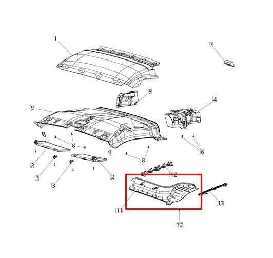 Panel de cubierta de techo delantero derecho RAM Promaster City 2015-2018 5XG64LDMAA Foto 2 de 4