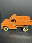Vintage 60's Orange Tonka Six Wheel Dump Truck, 2E