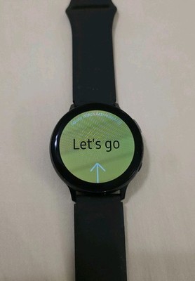 Samsung Galaxy Watch Active 2 SM-R820 44mm Aluminum Case w Black Sport Band