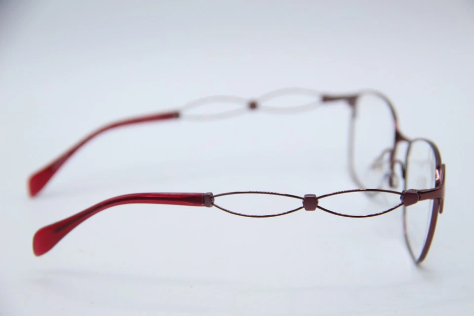 NUEVA LÍNEA ART CHARMANT XL 2103 RE ROJO GUNMETAL MARCO AUTÉNTICO GAFAS 51-16 Foto 4 de 4