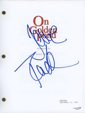 Jane Fonda "On Golden Pond" AUTOGRAPH Signed Complete Script Screenplay ACOA