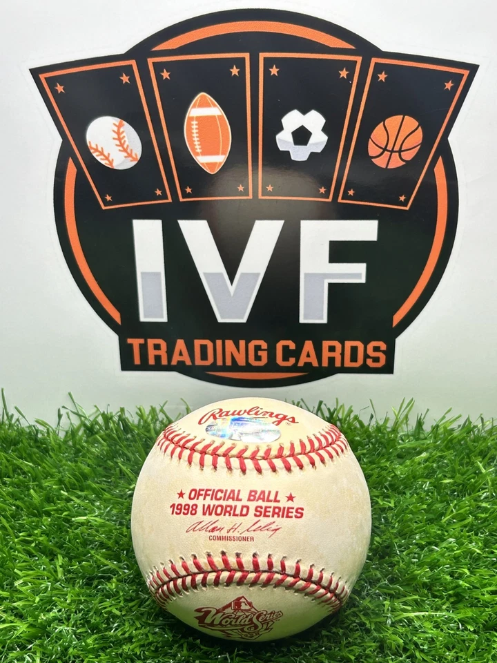 Derek Jeter Signed 1998 World Series Baseball Steiner COA 🔥📈 - Image 3 of 3