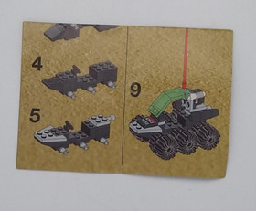 Lego System: Space Police 6852 Sonar Security Instructions Only