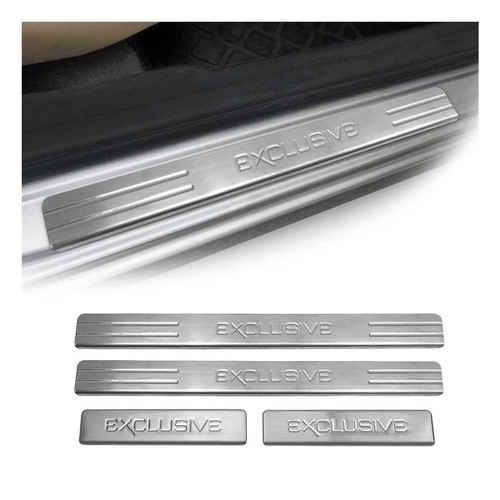 Door Sill Scuff Plate Protector for Toyota 4Runner Sport Stainless