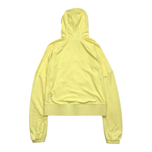 Giacca a vento Lululemon Street to Studio donna taglia 6 gialla felpa con cappuccio zip intera - Foto 3 di 4