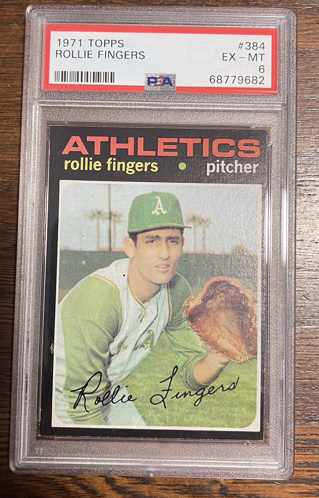 1971 Topps - Rollie Fingers #384 PSA 6