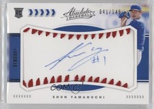 2020 Absolute Rookie Baseball Material Signatures 41/149 Shun Yamaguchi Auto hg6