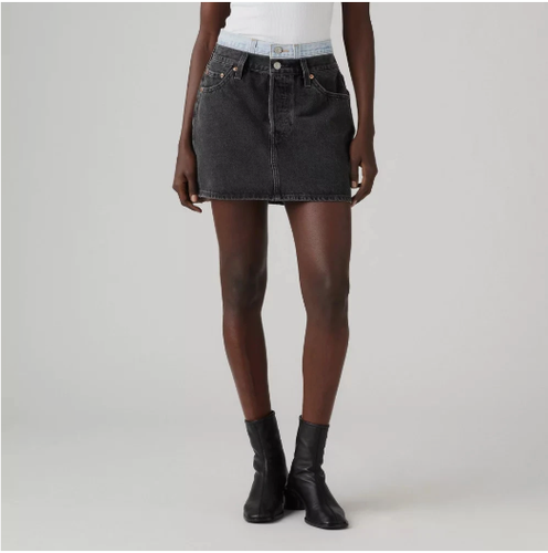 Levi's Damen Mini Icon Rock mit Doppelbund Gr. 27 Neu mit Etikett - Bild 5 von 10