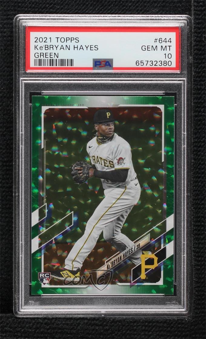 2021 Topps Green 441/499 Ke'Bryan Hayes #644 PSA 10 GEM MT Rookie RC 1c7