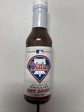 RARE Philadelphia Phillies MLB FULL Hot Sauce Bottle Factory Sealed Unique 2010