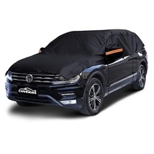Half Car Cover Top SUV, Hail Protector Car Cover with Cotton Liner, 2-SUV L