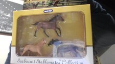 Breyer Seabiscuit Stablemates NIB M War Admiral Pumpkin Racehorse Set No. 10103