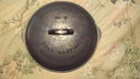 Griswold #9 fully marked self basting skillet cover cast iron low dome lid