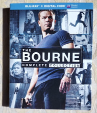 The BOURNE Complete 5-Film Collection Blu-ray Digital New Sealed-Ships Free