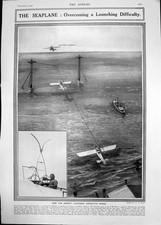 Belriot Launching Apparatus Aeroplanes 20th 1913 Original Antique Print