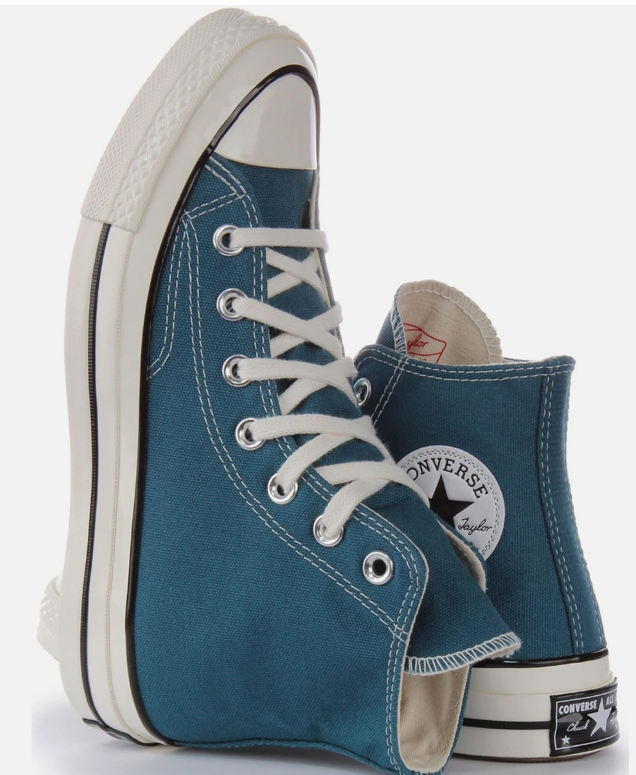 Size Mens 10.5, Women 12 .5- Converse Chuck 70 High Vintage Canvas