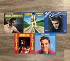 Lot Of 5 Vintage Elvis Presley Vinyl Records