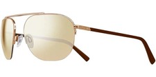 Revo Annika 1 Polarized Women's Semi-Rimless Navigator Sunglasses RE120114CH