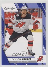 2023-24 O-Pee-Chee Blue Border Dawson Mercer #55 0nr3