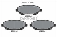 Bremsbelagsatz BremsklöTze FüR Toyota Avensis Kombi _T27_ Verso _R2_ R2