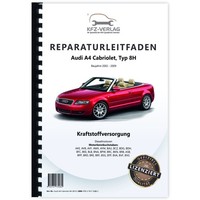 Audi A4 Cabriolet 2002-2009 Kraftstoffversorgung Benzin Usa Werkstatthandbuch