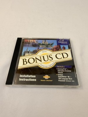 Bonus CD language software Tools To Help You Learn New Languages Fast Ship!!