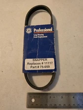 NOS Silver Streak/Oregon OEM Belt 75-059 Replaces Snapper 11117 - FREE SHIPPING