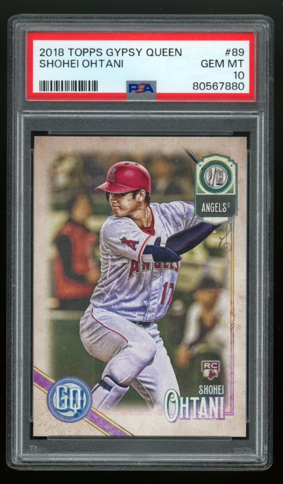 PSA 10 2018 Topps Gypsy Queen Shohei Ohtani #89 Rookie RC view 1