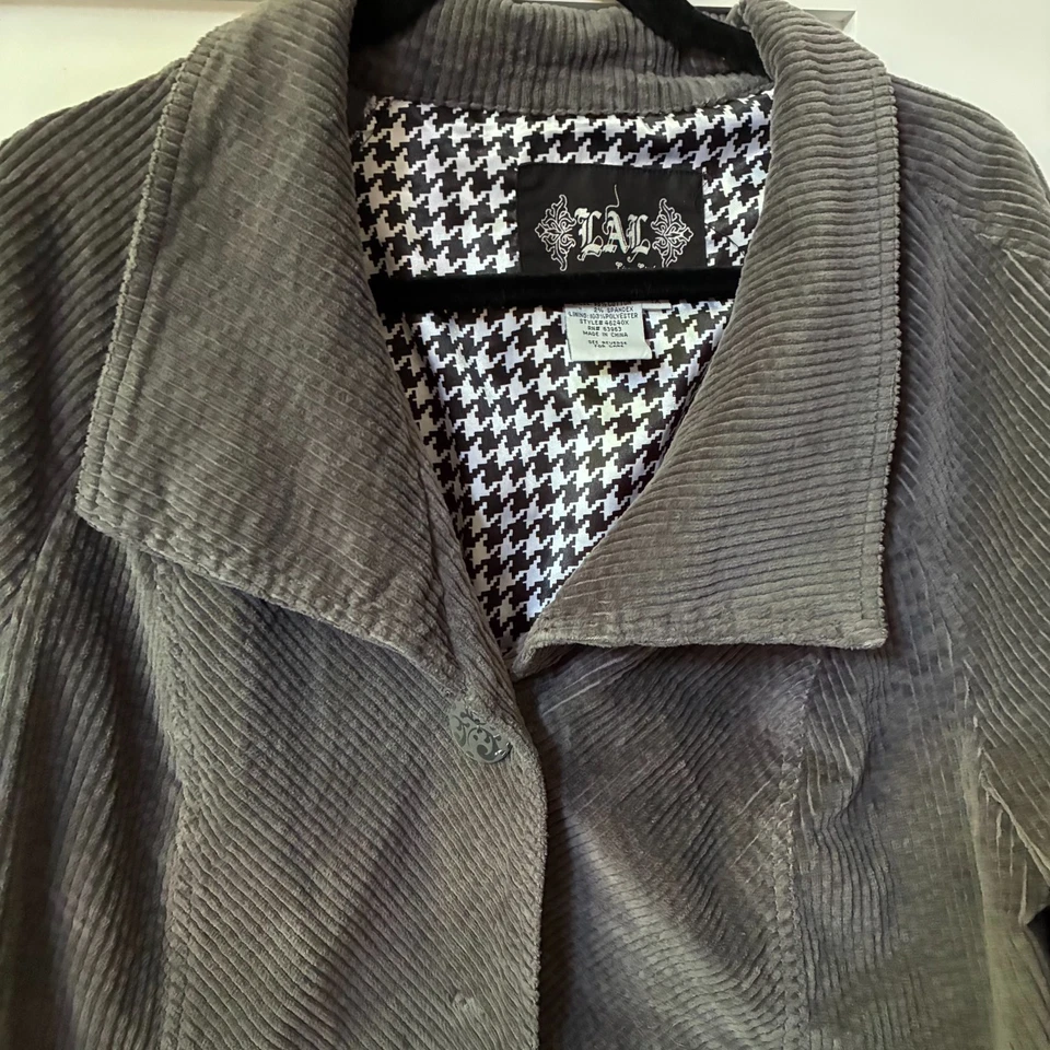 LAL Live a Little Chaqueta Gris, 1x Foto 2 de 4