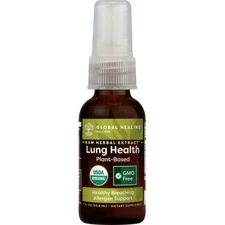 Global Healing Lung Health Support - Lung Detox Cleanse - 1 Fl Oz