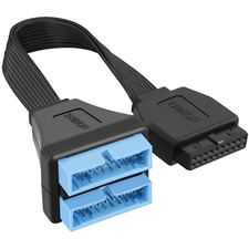 USB 3.0 Header Splitter Extension Cable,Motherboard USB 3.0 Internal Hub Splitte