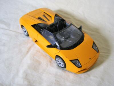 MOTORMAX 1:18 Lamborghini Murcielago Roadster Yellow *Excellent
