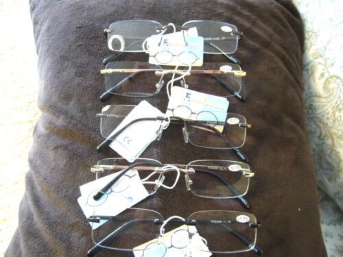 Herren Lesebrille Randlos Kleiner Flex Arm Damen Lesebrille F3024 - Bild 2 von 15