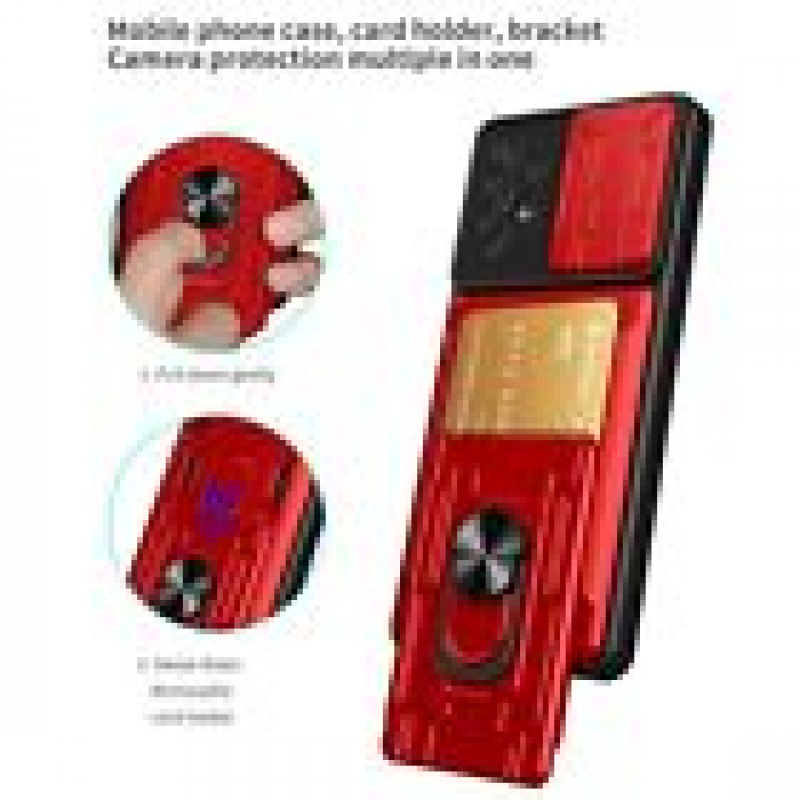 Shockproof Phone Case with Card Holder for Galaxy A14 A13 M33 A32 A54