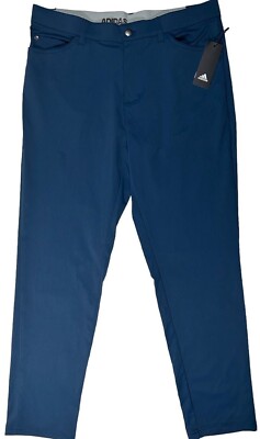 NWT Adidas Ultimate 365 Men Tapered Golf Pants 5-Pocket 34 36 Navy Blue F1 