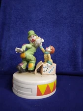 PIE IN THE FACE Vintage Whiskey Decanter. 4/5 QT Rare Lionstone Sculpture Empty