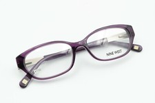 NINE WEST NW5058 505 Purple Crystal 50-15-135 Eyeglass Frames Flex Hinges X730